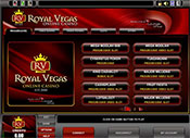 Royal Vegas Casino Lobby